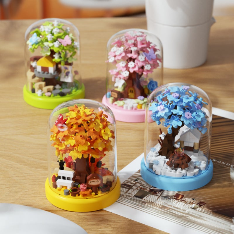 Seasonal Tree House Building Blocks Set Compatible with Lego - Image 3