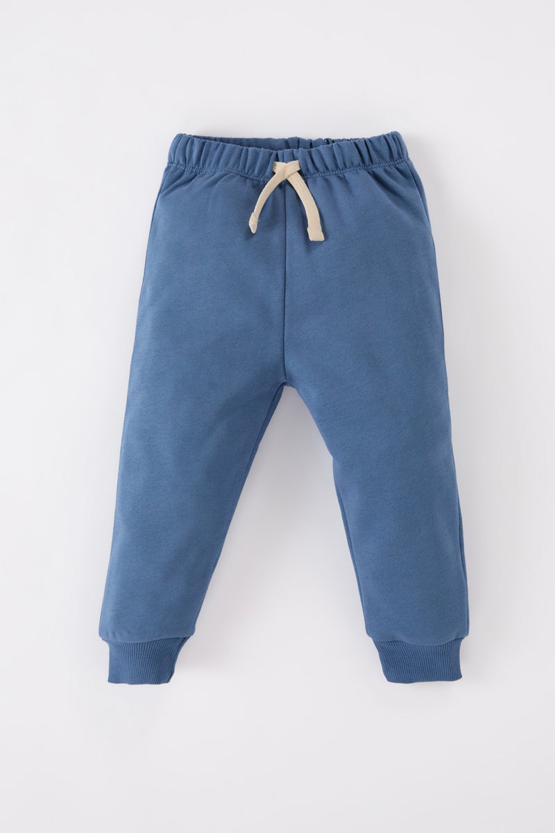 DeFacto Baby Boy Hooded Pocketed Sweatshirt Sweatpants 2 Piece Set - Image 3