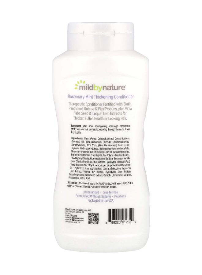 mild by Nature Thickening Conditioner, Rosemary Mint 16 Fl. Oz 414ml - Image 2