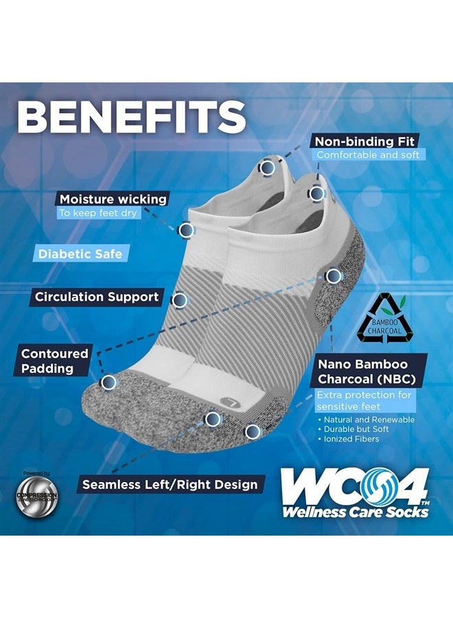 OrthoSleeve Non-binding Diabetic Wellness Socks improve circulation and help with neuropathy, sensitive feet, edema, and swelling  - Image 4