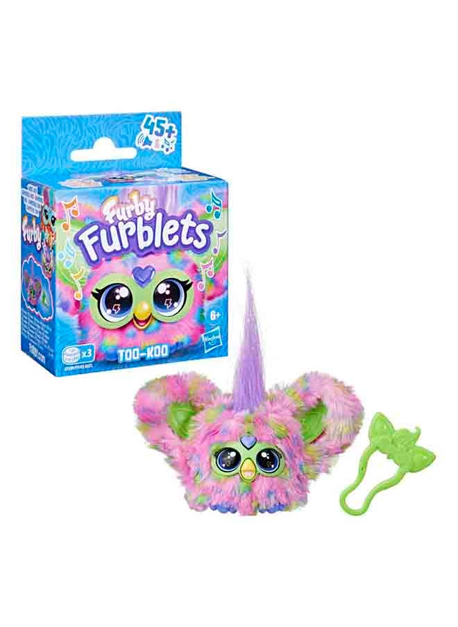 Furby Furby Furblets Hip-Bop Pink and Purple Plush 6 Years Old  - Image 1