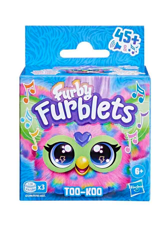 Furby Furby Furblets Hip-Bop Pink and Purple Plush 6 Years Old  - Image 2