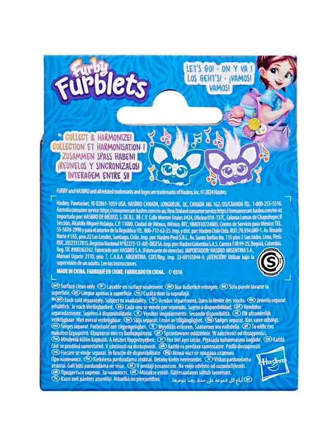 Furby Furby Furblets Hip-Bop Pink and Purple Plush 6 Years Old  - Image 3
