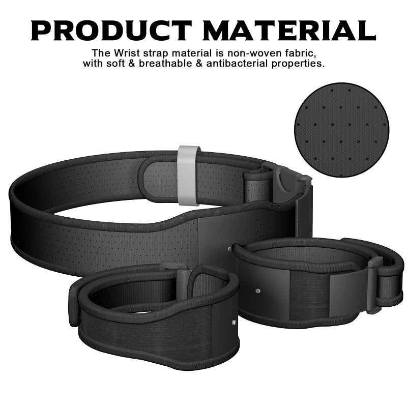 Orzero 1 Set Trackstraps Compatible for HTC Vive Tracker 3.0/HTC Vive Tracker 2017,2018/VRChat TrackBelt Extended Waistband Strap Wristband Strap Anti Skid Tracking for VR and Motion Capture - Image 2