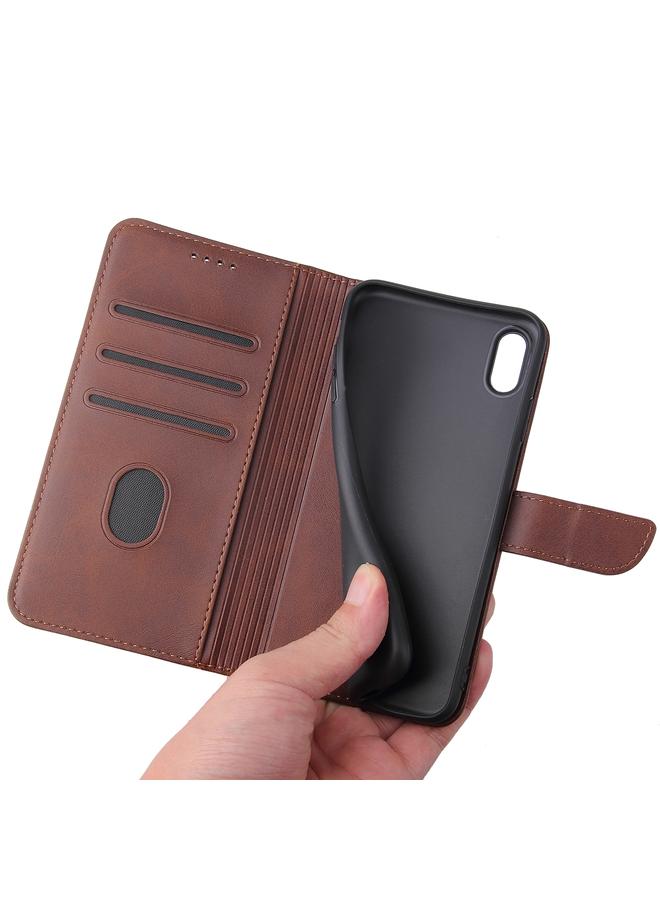 S-TOP Case For iPhone X / XS Calf Texture Buckle Horizontal Flip Leather Case with Holder & Card Slots & Wallet - Image 5
