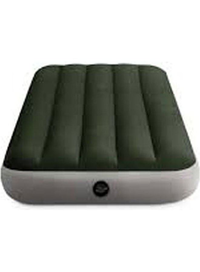 INTEX Junior Twin Dura-Beam Prestige Downy Airbed microfiber Green 191 x 76 x 25cm - Image 2