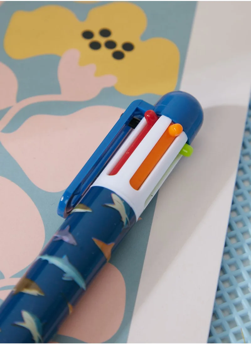 Rex London Sharks Six Color Pen