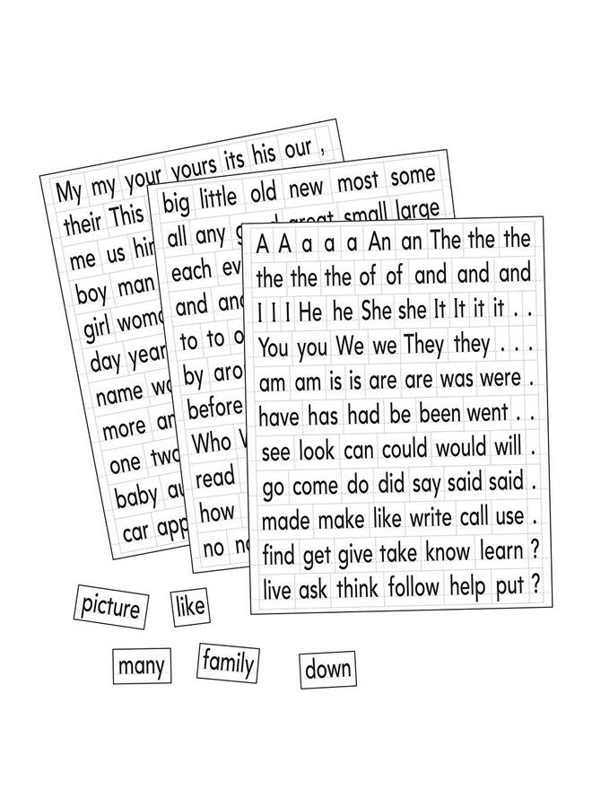 Educational Insights Magnetic Sight Words And Sentence Builders Over 240 Sight Words & Punctuation Marks: Perfect For Homeschool & Classroom Ages 5+ - Image 3
