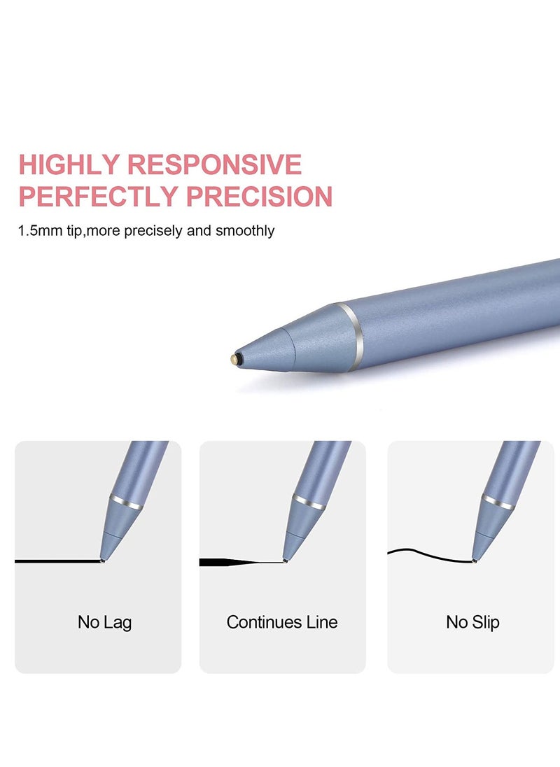 ELTRAZONE - Active Stylus Pens for Touch Screens, Rechargeable Digital Stylish Pen Pencil Universal for iPhone/iPad Pro/Mini/Air/Android and Most Capacitive Touch Screens - Image 1