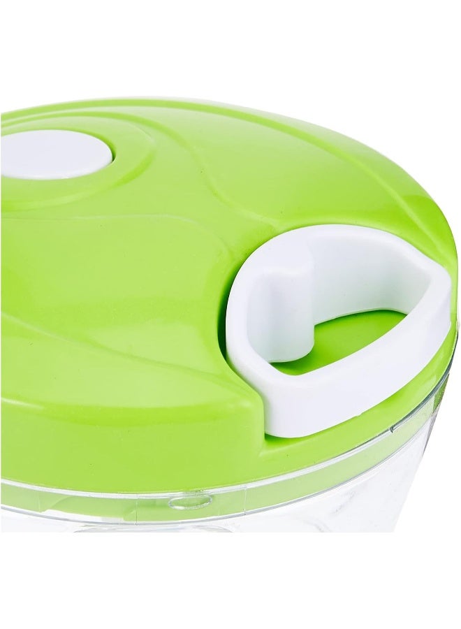 Easy Spin Cutter Food Chopper Bowl- Green - Image 3