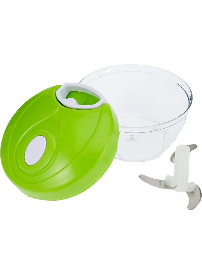 Easy Spin Cutter Food Chopper Bowl- Green - Image 2