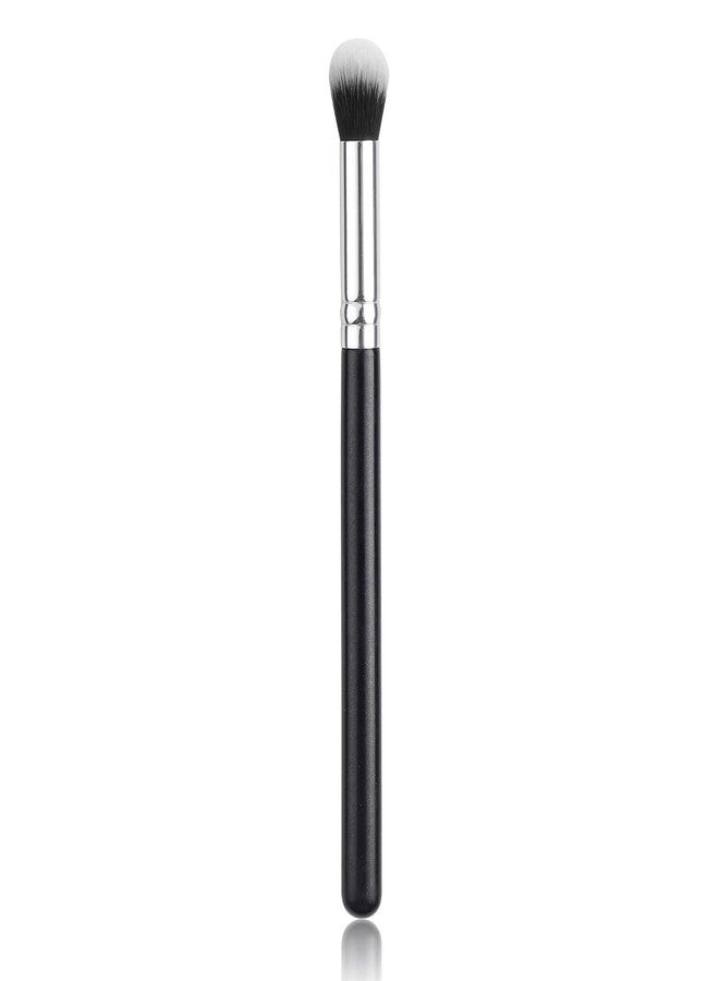 IPRESTA Angled Blush Brush with Black Wooden Handle Bonic wool fiber shadow makeup brush (E19) - Image 1