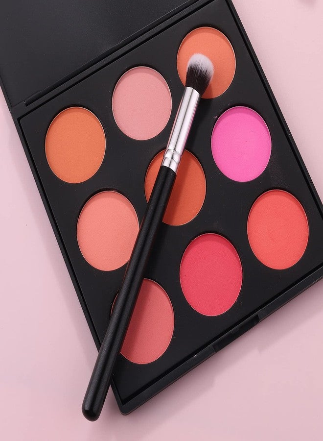 IPRESTA Angled Blush Brush with Black Wooden Handle Bonic wool fiber shadow makeup brush (E19) - Image 4