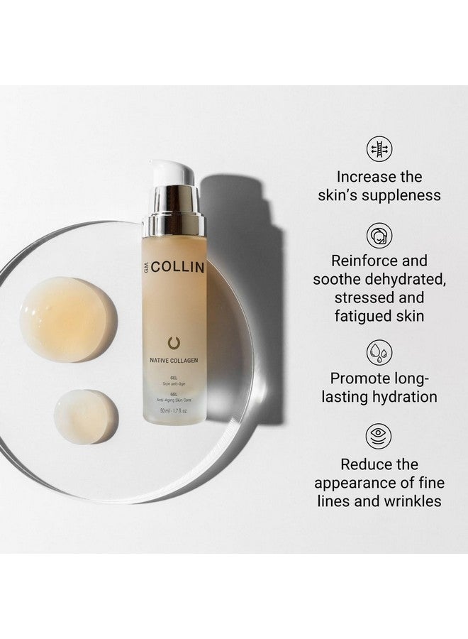 G.M. Collin Native Collagen Gel Antiaging Facial Serum For Fine Lines And Wrinkles Infused With Moisturizing Hyaluronic Acid Dry Or Oily Skin - Image 3