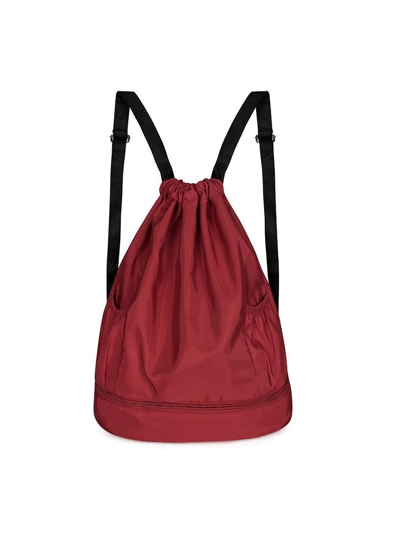 M MIAOYAN M MIAOYAN new fashion outdoor casual beam mouth backpack men and women fashion sports football bag - Image 1