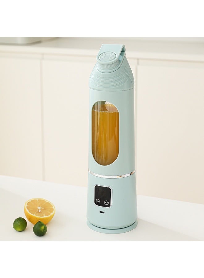 VENTRA Portable Blender - Smoothie Blender with Visible Window & Flip Lid, Mini Wireless Juicer, High Speed 6-Blades for Office, Home, Travel, Food Mixer, 450ML - Image 1
