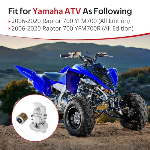 JAVIK Fuel Pump Assembly ATV Oil Filter for Yamaha Raptor 700 YFM700 YFM700R 20062020 OEM 1S3139071200 1S3139071000 471035 - Image 3