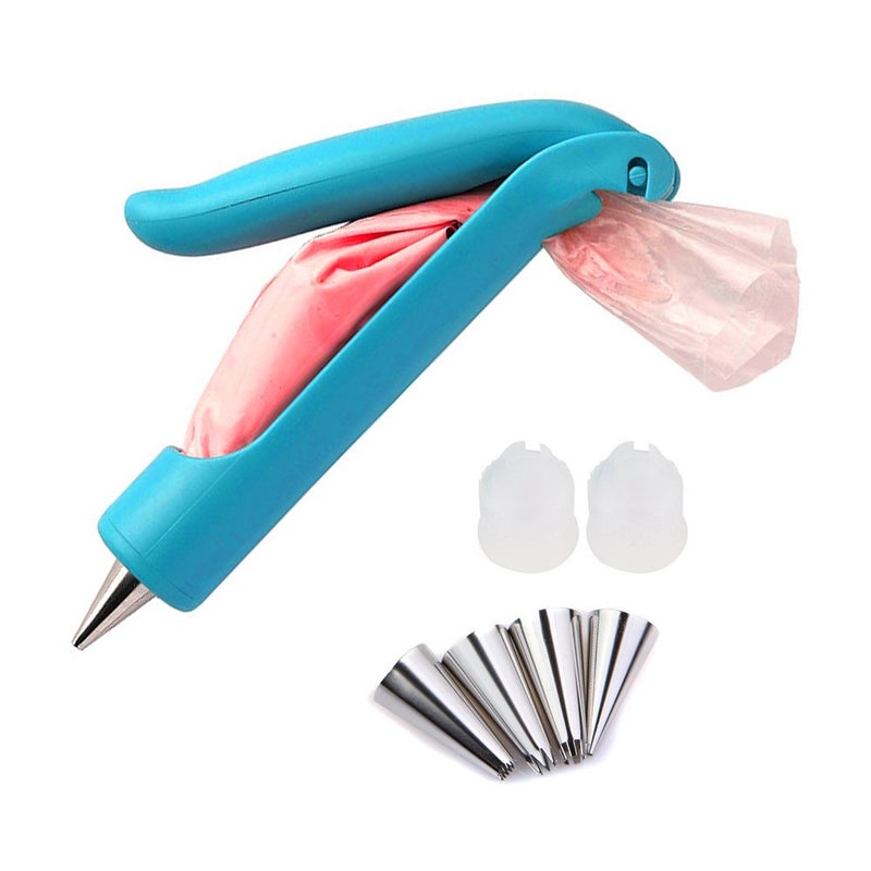 Yakamoz Pastry DIY Cake Decorating Pen Icing Piping Tips Nozzles Bag Sugar Craft Fondant Cake Deco Tool Kit - Image 1