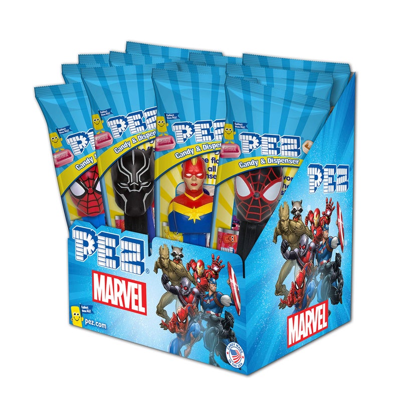 PEZ Candy Marvel Assortment Pack of 12 individually wrapped - Image 3
