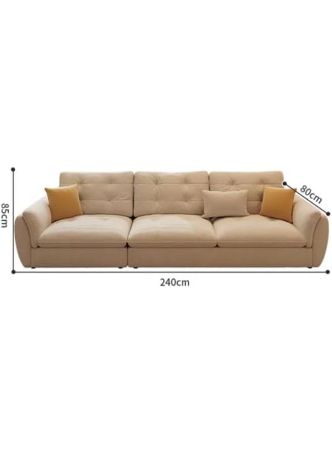 Comfynest أريكة عصرية مبطنة مع ذراع علوي ووسائد - Image 2