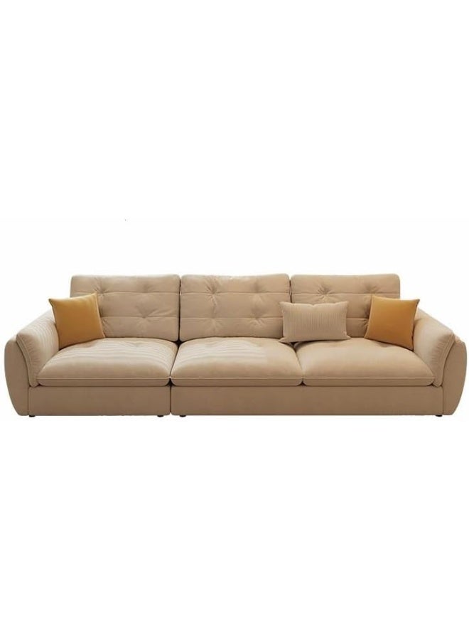 Comfynest أريكة عصرية مبطنة مع ذراع علوي ووسائد - Image 3