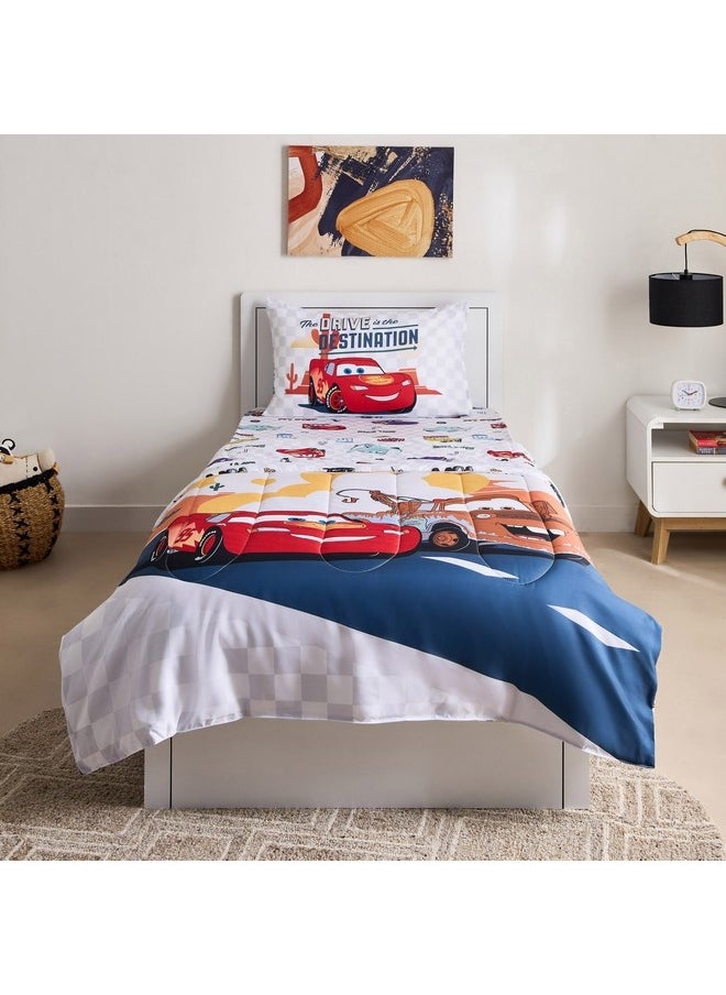 Home Box - Cars 2-Pieces Ready for Road Single Comforter Set 135 x 220 cm - Image 1