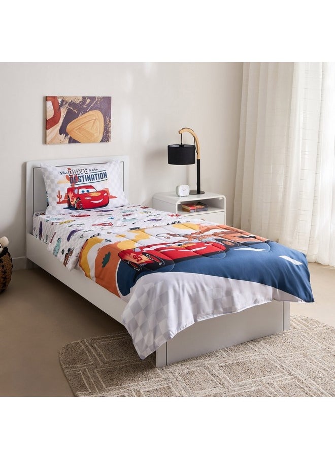 Home Box - Cars 2-Pieces Ready for Road Single Comforter Set 135 x 220 cm - Image 1