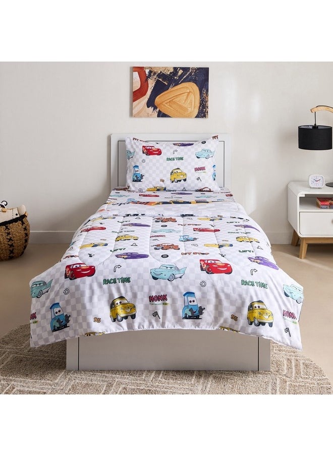 Home Box - Cars 2-Pieces Ready for Road Single Comforter Set 135 x 220 cm - Image 1