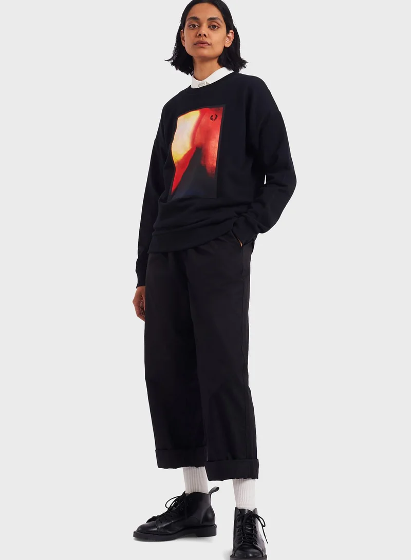 FRED PERRY Graphic Sweatshirt