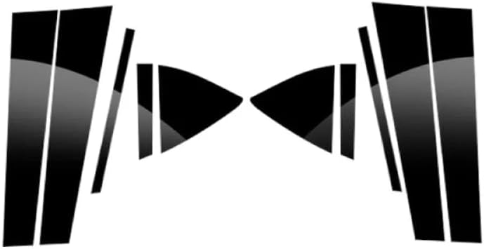 Vuzmode 10PCS Window Trim Cover for Toyota Vios 2014-2019 - Image 2