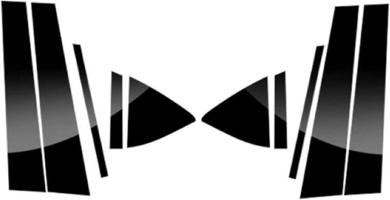 Vuzmode 10PCS Window Trim Cover for Toyota Vios 2014-2019 - Image 1