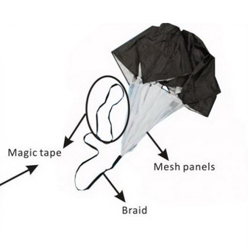 Eastygold Running Speed Chute Resistance Parachute 56 Inch Powerchute Umbrella Training Sprint Power Soccer Trainer For Runner  Football  Soccer Drilling - Image 4