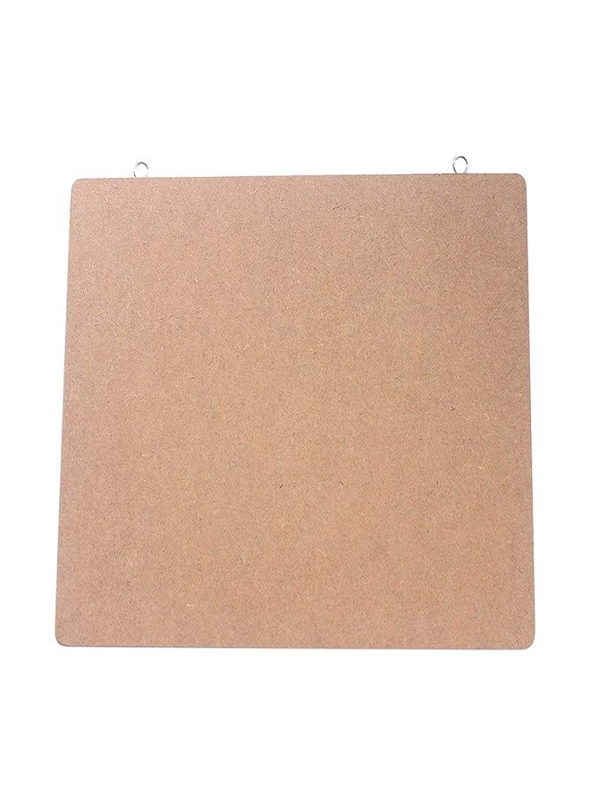 IVEI MDF DIY Blank Name Plate Base Wood Sheet Craft - MDF Plain Wooden Rectangle Board Blank Name Plates Cutouts for Painting Wooden Sheet Craft, Decoupage, Resin Art Work & Decoration - Image 1