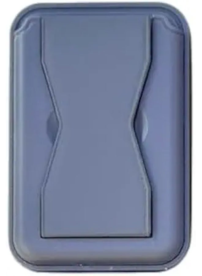 NEXT STORE Magnetic Wallet with Stand, Eco-Friendly PU Card Holder Compatible with iPhone 13 Mini, Slate Blue