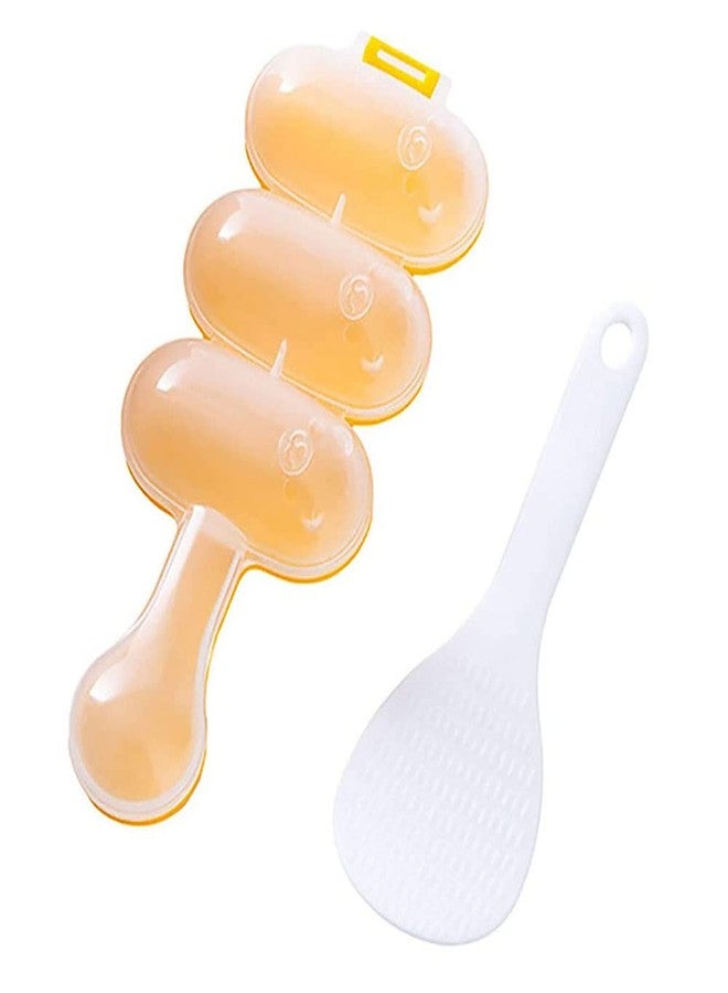 nanaxagly Rice Ball Molds DIY Sushi Balls Making Mould Kitchen Diningroom Tools for Shake DIY Lunch with a Mini Rice Spoon - Image 1