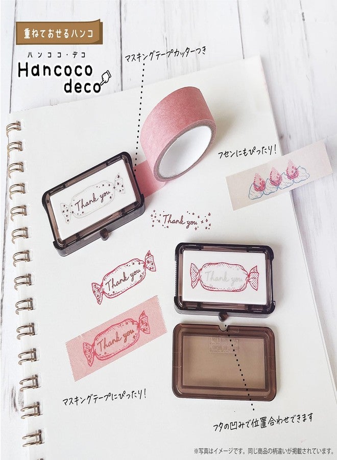 Kutsuwa Stamp Hanko Deco Rice Ball Contents DE015B - Image 3