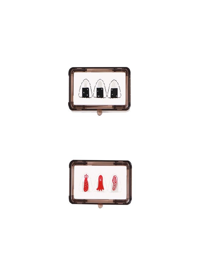 Kutsuwa Stamp Hanko Deco Rice Ball Contents DE015B - Image 2