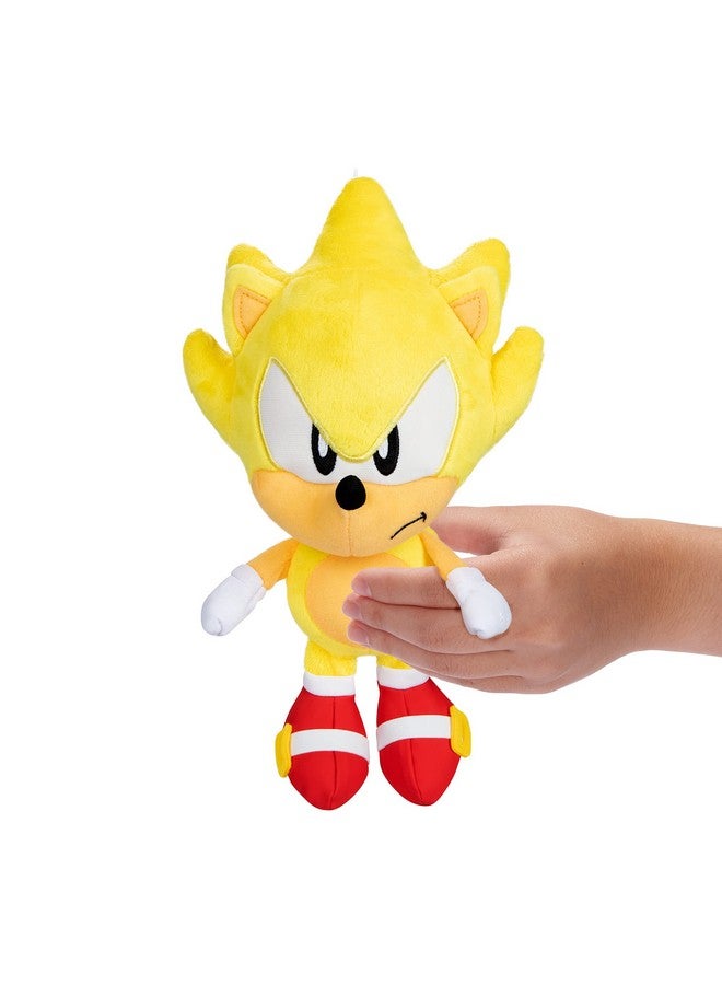 Sonic The Hedgehog-Plush 9-Inch Super Sonic Collectible Toy - Image 2