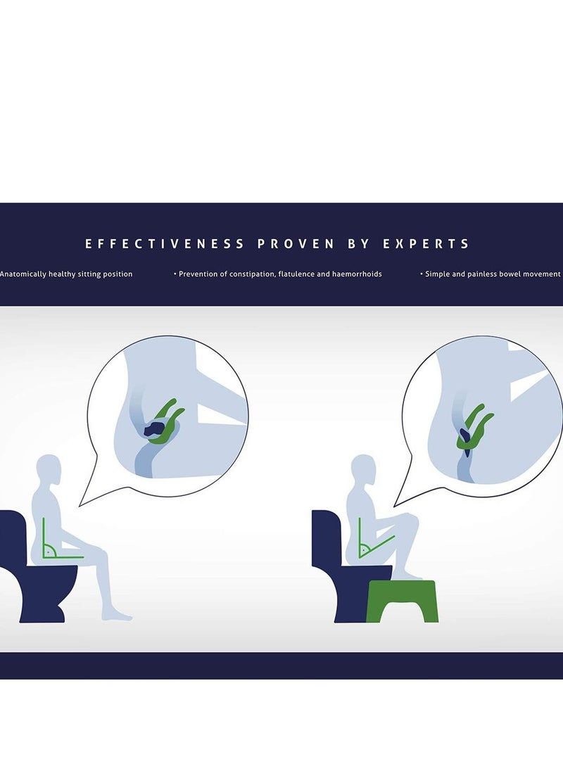 JAJEEK Step Stool - Western Toilet Portable Potty Training Seat for Kids & Adults, Comfortable, Durable, and Easy to Use - White, Large Size for Enhanced Comfort and Support - Image 4