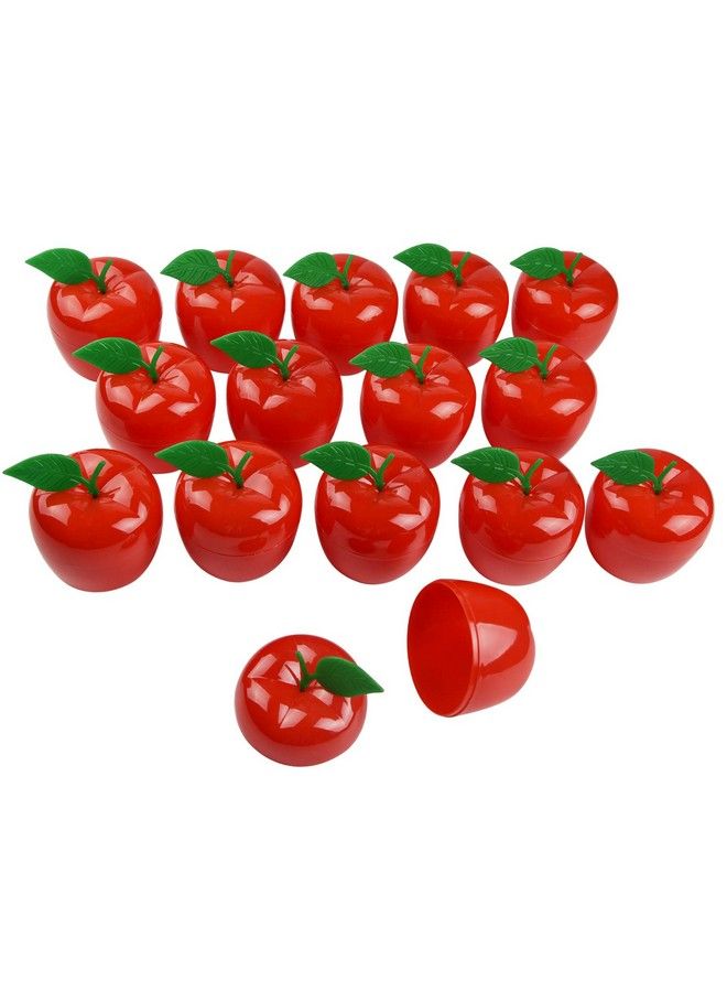 FEPITO 15 Pack Red Apple Favor Container Toy Filled Bobbing Apples Back To School Teacher Appreciation Red Apple Gift Set - Image 1