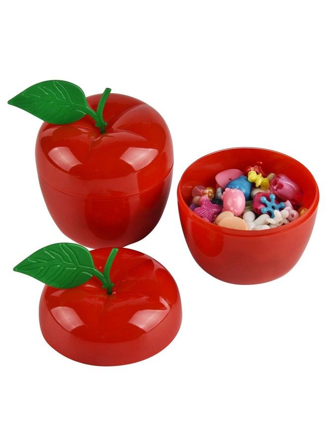 FEPITO 15 Pack Red Apple Favor Container Toy Filled Bobbing Apples Back To School Teacher Appreciation Red Apple Gift Set - Image 4