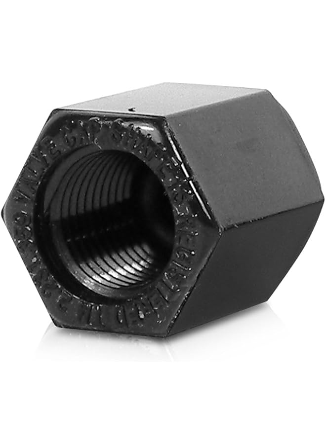 شيفروليه أغطية صمامات جذع الإطارات بشعار Camaro Ss باللون الأسود - Image 2