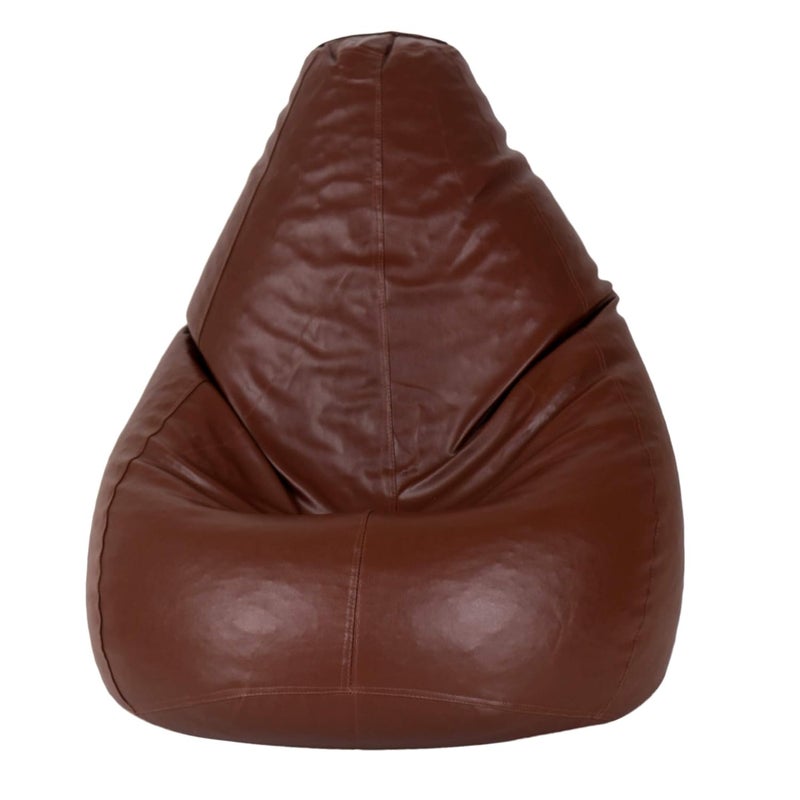 TRUE 2 F Large Teardrop Bean Bag Cover Foot Stool Only Without Beans Tan L - Image 2