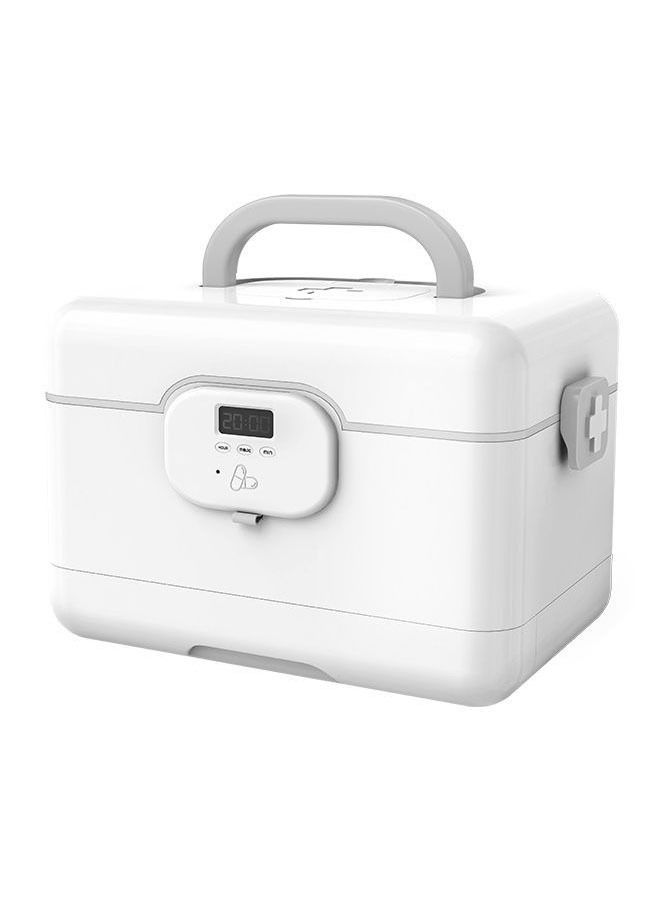 ZCM-HAPPY Portable Smart First Aid Medicine Storage Box Large Capacity Medicine Standing Box - Image 1