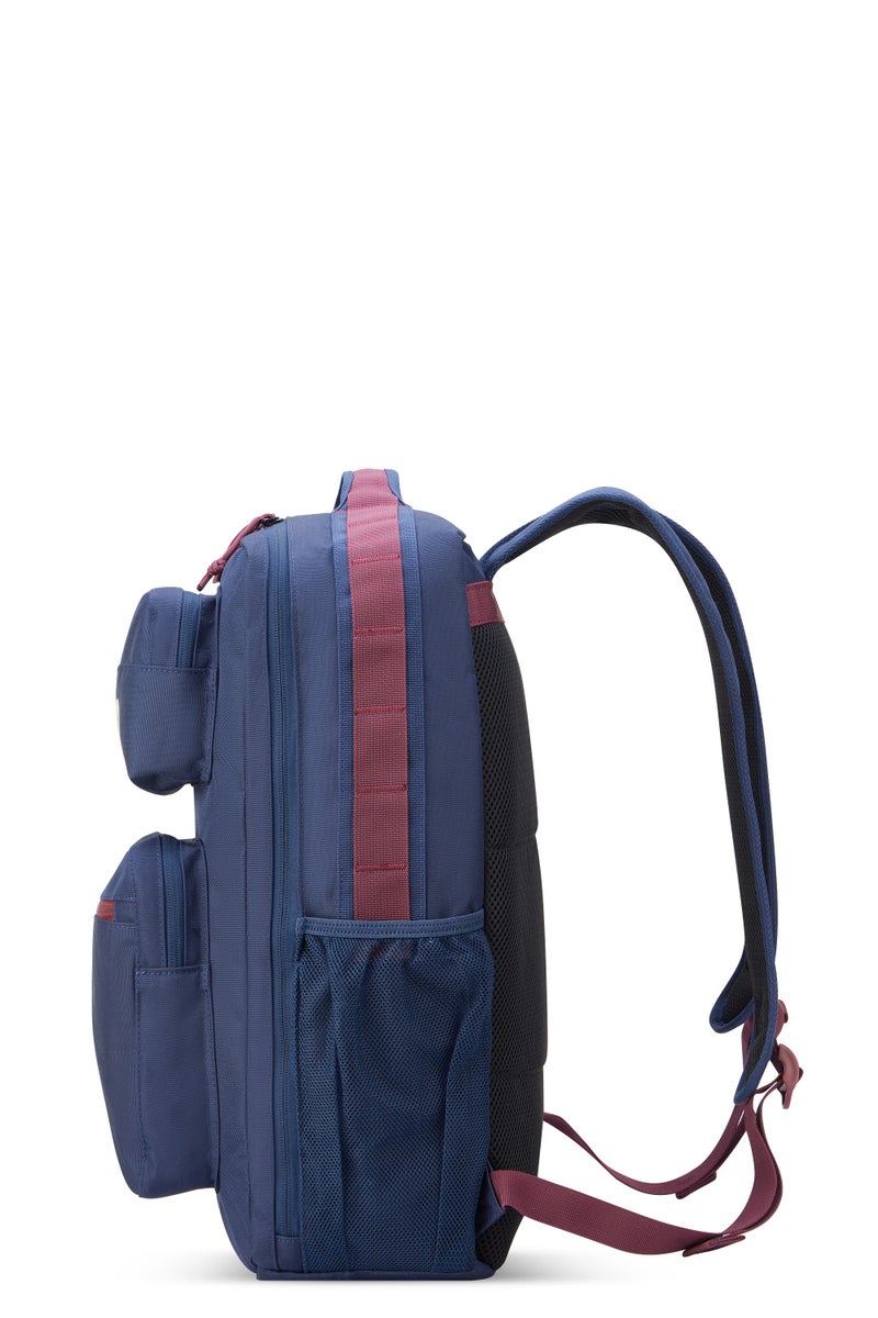 جيب حقيبة ظهر متعددة الاستخدام من JEEP مبطنة للابتوب مقاس 15.6 بوصة مقاومة للماء باللون الأزرق الداكن، مع حقيبة غداء مجانية باللون الأخضر العسكري (طقم من قطعتين). - Image 4