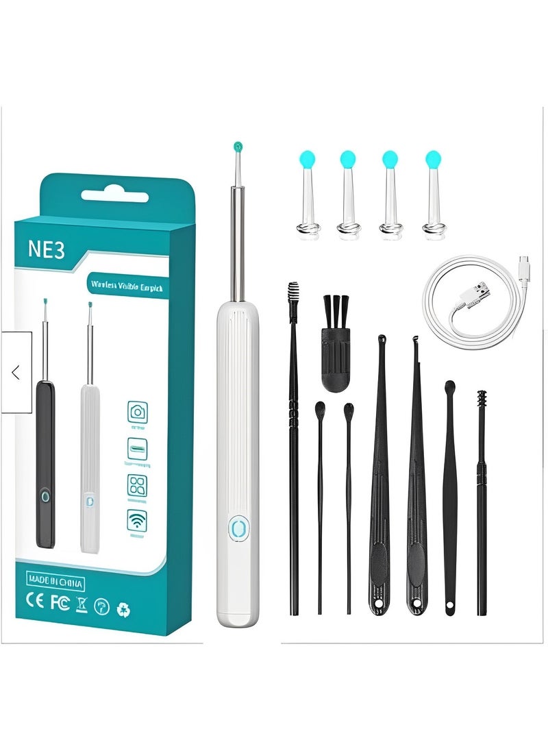 REOCLE Ear Wax Removal Tool Camera Ear Cleaner with Ear Camera HD 1080P Wireless Ear Scope Otoscope with Light Visual Earwax Removal Kits  - Image 1