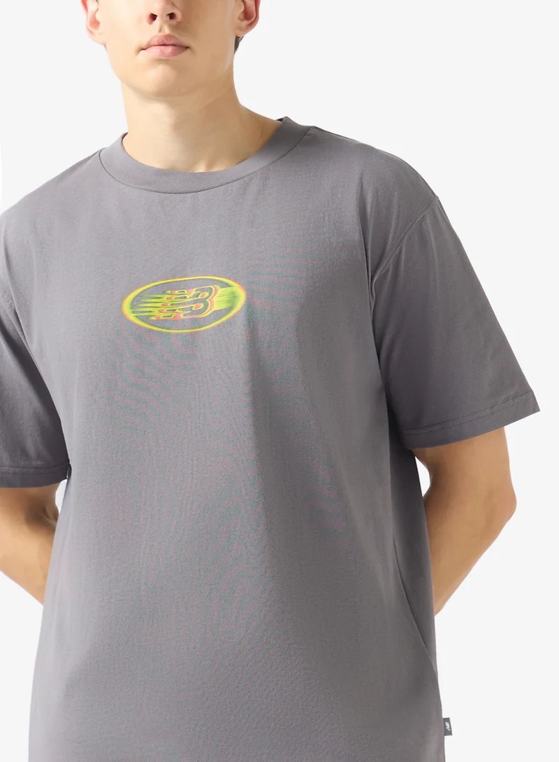 New Balance NEPTUNE GREY (AA9) Heat Map Brand Graphic T-Shirt for Men | Best Price UAE