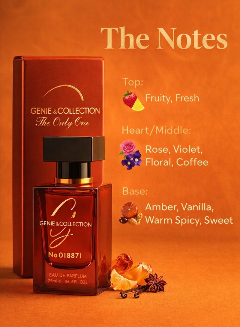 Genie Collection Luxury Perfume for Women Genie Collection No.8871 Eau de Parfum 25 ml | Vanilla Long Lasting Fragrance with Luxury Fruity Amber, Rose & Coffee Notes - Image 2