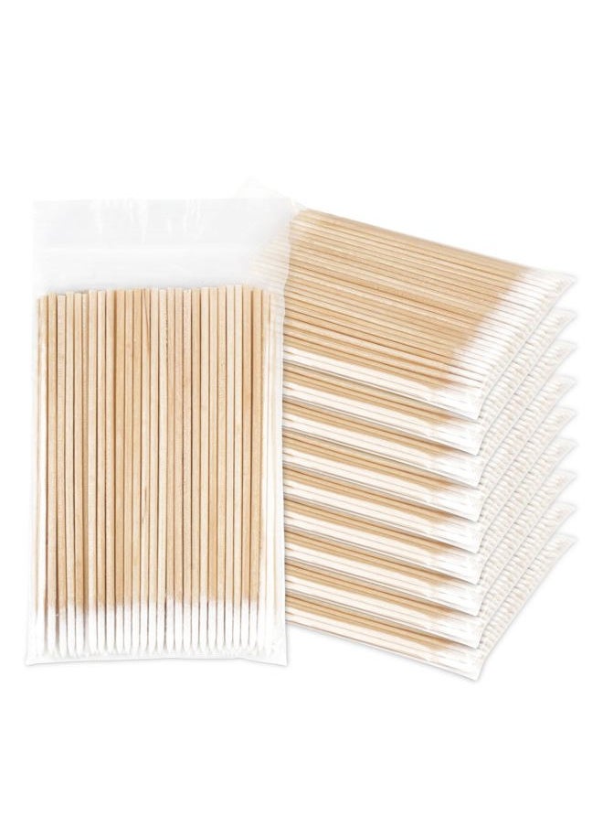 fenshine Fenshine 1000 Count Microblading Cotton Swab, Cotton Swabs Pointed Tip, Cotton Swabs Wood Sticks, Cotton Tipped Applicator, Tattoo Permanent Supplies (1000pcs)  - Image 1