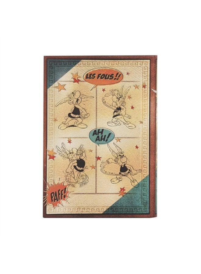 Asterix the Gaul The Adventures of Asterix Midi Lined Hardback Journal Elastic Band Closure - Hardback